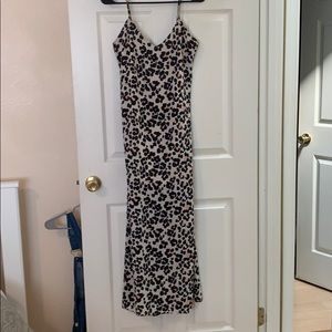 Mumu dress leopard print
